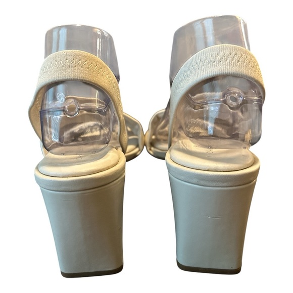 Caslon  Ivory Block Heel Sandals Size 9 | New Without Tag - Picture 10 of 11